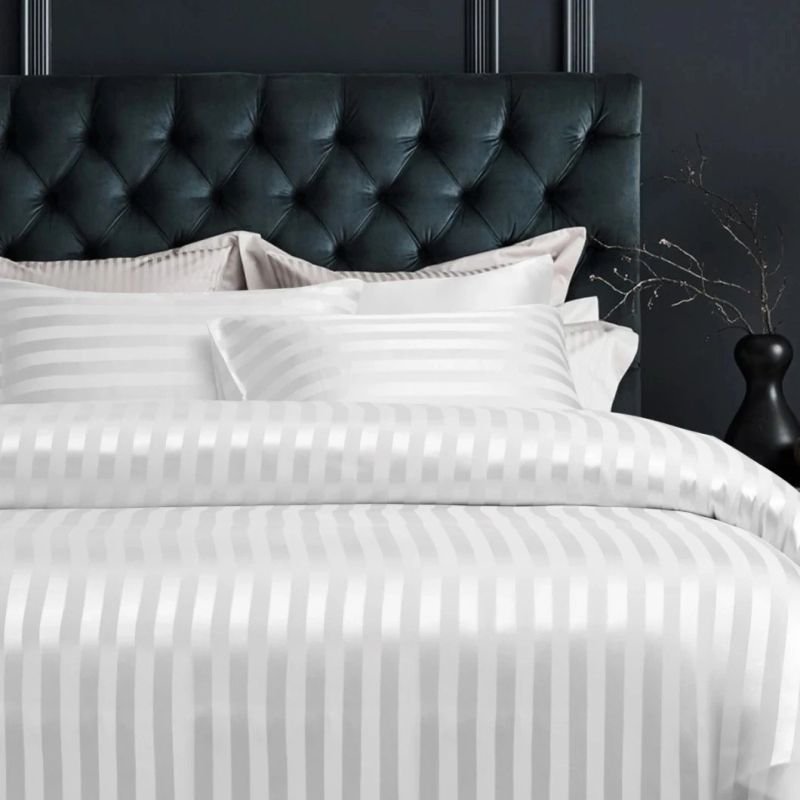 Cotton Stripes Bedsheet 210 TC